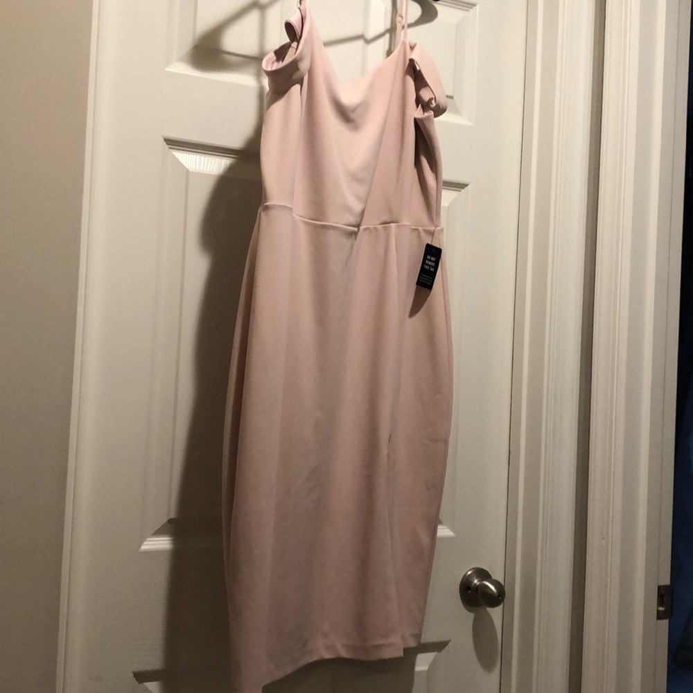 Blush cocktail dress